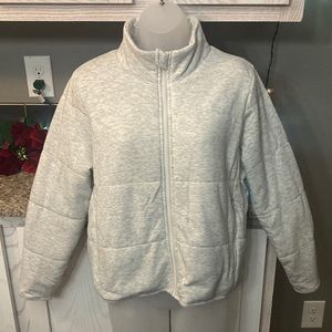 SOFTEST Heather grey zip up EVER